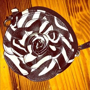 Grace Adele clip on zebra flower